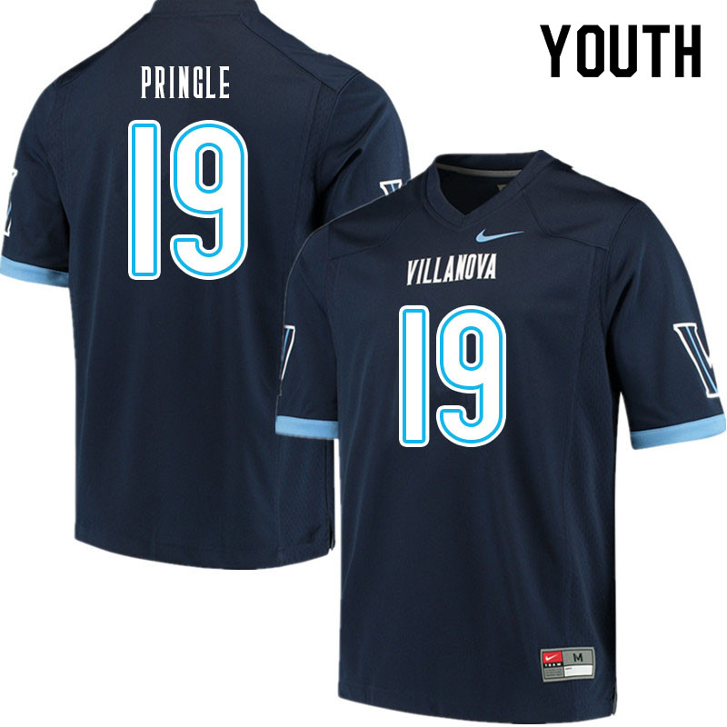 Youth #19 Rayjuon Pringle Villanova Wildcats College Football Jerseys Sale-Navy